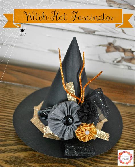 Crafted mini witch hat